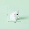 Gatito Lindo Nido de Gato Lindo Marco de Escalada para Gatos Casa para Bebés Decoración de Paisajismo DIY Accesorios Adornos de Sala de Estar Miniatura para Escritorio
