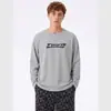 En stock En stock Enviar Algodón Manga Larga Pantalón Largo Pijama Hombre Cuello Redondo Jersey Conjunto de Dos Piezas Transmisión en Vivo Transfronterizo Ropa de Casa para Hombre