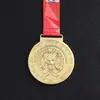 Medallas de Aleación de Zinc Personalizables con Logos, Medallas Doradas para Juegos Deportivos, Insignias de Competencia con Pintura Galvanizada, Premios para Reuniones Anuales Corporativas