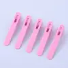 Pinza para el Cabello Minimalista sin Costuras, Accesorio Plano para el Cabello, Pasador de 6 cm, Pinza de Pato Ondulada Pequeña, Color Caramelo de Gama Alta Venta al por Mayor para DIY