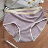 Versão leve da nova virilha de algodão sem costura para meninas, aniversário, fofa, doce, algodão, cintura confortável, cueca triangular feminina