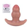 Dildo de Pene Masculino Simulado Palo de Masaje Vibratorio de 10 Frecuencias Masturbación Privada Palo de Orgasmo Cola de Personaje para Actuación Tapón Anal