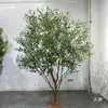 Oliveira Planta Verde Biônica Árvore Artificial Grande Estilo Nórdico De Chão Decoração Interna e Externa Conjunto de Ornamentos para Paisagismo