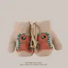 Guantes Pequeños para Niños, Guantes de Medio Dedo para Bebés, Niñas y Niños, Engrosados de Invierno, Cálidos, Cortavientos, Guantes de Cinco Dedos para Bebés de un Año