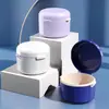 Caixa de armazenamento de contenção ortodôntica para imersão, limpeza e armazenamento de dentaduras; estojo portátil para alinhador invisível