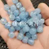 Cuentas sueltas de color aguamarina estilo vintage, cuentas cilíndricas de jade cuarcita azul, cuentas espaciadoras y cuentas para accesorios de joyería