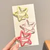 Pinzas de Colores Ovaladas para el Cabello de Niñas, Pinzas BB para Flequillo y Cabello Fino, Pinzas para el Pelo de Bebé Lindas de Cuadros de Gota de Agua