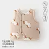 Roupas para Bebês e Crianças Anyang, Colete Acolchoado de Algodão para Bebê, Estilo Outono e Inverno, Colete de Algodão Espesso, Cardigan para Crianças Pequenas, Roupa Íntima de Algodão 120g