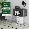 Armário de revistas com porta basculante estilo tronco de árvore Estante estilo japonês Estante com prateleiras Armário com gavetas Armário lateral para sala de estar Armário de armazenamento para entrada Armário de armazenamento nórdico