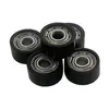 Polea con Recubrimiento de POM Rodamiento Deslizante para Puerta Corredera Polea para Puerta Corredera Rodamiento de Pista Resistente al Desgaste Bajo Ruido Polea 5*18.5*5mm