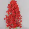 Flores Artificiais de Glicínia, Cipós Violetas, Decorações de Teto para Casamento em Corredores de Hotel, Flores Artificiais, Plantas Decorativas de Plástico para Interior