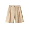 M-8XL disponibles 150 kg Pantalones Cortos de Verano Sueltos de Pierna Recta para Hombre Tallas Grandes Pantalones Cortos de Traje Plegados para Hombre