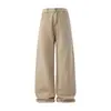 Otoño 2026 Nuevo Estilo Callejero Moderno Versátil Retro Pantalones Casuales para Hombre Personalidad Algodón Puro Pantalones de Pierna Ancha Hombre