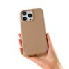 Funda para iPhone 17 de Cuero Funda Minimalista de Cuero para iPhone 16 Pro Tacto Similar a la Piel 14 Funda de Protección Completa 15 Adecuada para Uso