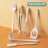Espátula de Silicone Mini Colher Grau Alimentício Ferramenta Suplemento Alimentar para Bebês Batedor de Ovos Espátula para Fritar Pinça de Alimentos Conjunto de Silicone para Assar