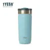 Tyeso Nova Caneca de Café Grande Capacidade Aço Inoxidável 304 Isolamento Térmico Copo Frio Portátil para Exterior Copo de Carro