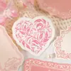 Paquete de papel material Yuxian, tema de patrón vintage en relieve, material DIY para journaling, 30 hojas en 4 diseños