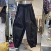 Pantalones de Papá de Verano para Mujer Cubre-Carne Delgados de Cintura Alta con Pierna Estilo Coreano Talla Grande Gordo M300 Jin Casual Bloomers