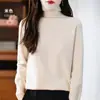 Top de cuello alto para exportación transfronteriza, prenda interior, suéter de otoño e invierno, jersey de punto holgado, suave y grueso