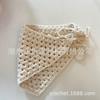 Bufanda Triangular Estilo Étnico Tejida a Mano Diadema de Ala Ancha para Mujer Diadema Estilo Pastoral Retro Sombrero Turbante