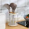 Tubo de Armazenamento de Talheres (Faca, Garfo, Hashi e Colher) para Cozinha Doméstica, Organização e Espessamento de Utensílios de Mesa, Gaiola Drenante Anti-Ferrugem Multifuncional Fabricante Direto