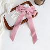 Pinza para el pelo de terciopelo con lazo de alta gama para Otoño e Invierno, Accesorios para el cabello Transfronterizos Amazon, Pinza de pico de pato con cinta para coleta o semi-recogido