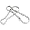 Acero Inoxidable 304 Hebilla Bermellón Gancho de Metal Joyería Hebilla de Cerdo Hebilla de Vesícula Biliar de Cerdo Hebilla Bermellón de Cortina 16/25mm