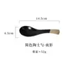 Colher Cerâmica Simples Gebi Colher de Arroz Colher de Sopa Colher de Jantar Utensílios de Mesa Cerâmicos Japonês-Coreano Colher Nórdica Comercial