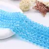 Contas Bola de Flor 6-8-10mm Brilhantes Esféricas Redondas de Cristal Contas Bordadas à Mão Contas para Fazer Joias DIY Pingente de Carro Acessórios de Cristal