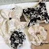 Goma para el pelo de algodón bordada estilo coreano con bordes ondulados, versátil scrunchie con volantes, cuerda para el pelo de alta gama con volantes, accesorio para el pelo para mujer