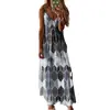 Vestido camisola estampado informal de verano para mujer, de comercio exterior transfronterizo, de Amazon, Europa y América, 2021