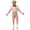Comércio exterior novo traje de palhaço masculino adulto para Halloween baile de máscaras cosplay traje de palhaço de circo