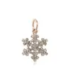 Huiyue moda aleación Diamante con cuentas pulsera accesorios DIY copo de nieve girasol cuenta de agujero grande colgante en stock al por mayor