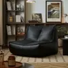 Puf perezoso para sofá para dos personas, adecuado para uso doméstico en la sala de estar, balcón, dormitorio o como silla tatami; sofá reclinable moderno, sencillo y casual