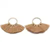 Pendientes de Aro Metálico con Borla de Abanico de Colores Accesorios para el Cabello Accesorios Colgantes Hechos a Mano DIY Colgante para Llave Colgante Pequeño
