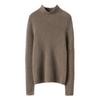 Suéter de caxemira sem costura de primeira linha de vestuário sem costura feminina de outono e inverno de gola meia alta slim-fit pullover suéter base de caxemira atacado