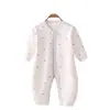Macacão de Bebê Primavera Outono Algodão Puro Manga Longa Body de Bebê Meninos Meninas Roupa de Passeio Roupa de Engatinhar Roupa de Casa Roupa para Abraçar