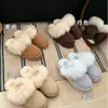 Chinelos de sola grossa Henan Sanpo, Chinelos de pelo longo Titzku 20585