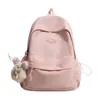 Mochila de Color Sólido Fresca y Sencilla de Nuevo Estilo 2026 para Estudiantes Universitarias, Bolsa de Viaje, Mochila Pequeña Sencilla y Ligera