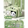 Estojo de Lápis Panda Conjunto Bolsa de Papelaria Nova Caixa de Papelaria Multifuncional Conjunto Estojo de Lápis para Ensino Fundamental e Médio Presente 2