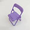 Popular Lindo Soporte para Teléfono Macarrón Decoración de Escritorio Divertido Silla Ins Plegable Portátil Regalo Creativo