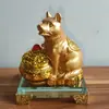Adornos de Resina de los Doce Animales del Zodiaco: Buey, Rata, Tigre, Conejo, Dragón, Serpiente, Caballo, Oveja, Mono, Gallo, Perro, Cerdo Adornos para Decoración del Hogar