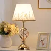 Lámpara de mesa para dormitorio, lámpara de noche, sencilla, moderna, creativa, romántica, cálida, para boda, lámpara de mesa regulable al tacto