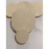 Rodajas Redondas de Madera de Pino Material de Madera para Bricolaje Entrenamiento Escolar Manualidad Creativa Tarea Material para Tallar Adorno de Modelo Posavasos