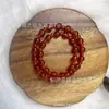 2025 Deja que Brille Estilo Igual al de Ruth Pulsera Collar de Ágata Roja Natural Roja de la Suerte Blanqueamiento de Gama Alta