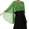 Chal de Gasa 100D Transfronterizo Europeo y Americano Amazon Chal Ligero para Mujer Simple Hueco Agujero Redondo Chal Ajuste Holgado
