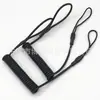 Corda Antiperdida para Exterior Multifuncional Tática Anti-perda Mola Externa para Arma Corda de Chaveiro Elástica PU Contorno de Arma Corda de Arma
