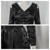 [En Stock] Disfraz Cosplay de Bellatrix Lestrange Harry Potter Mortífago Falda Cosplay