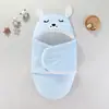 Manta Saco para Bebê Transfronteiriça para Recém-Nascidos, Espessa para Outono e Inverno, Saco de Dormir para Bebê, Swaddle Anti-Susto