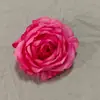 Flores Artificiales de Rosa con Borde Rizado para Decoración de Escena de Boda Materiales DIY Flores Falsas para Decoración de Paisajismo Venta al por Mayor